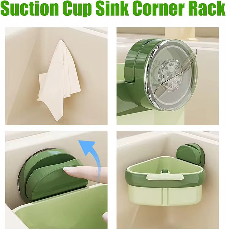 Suction cup sink basket