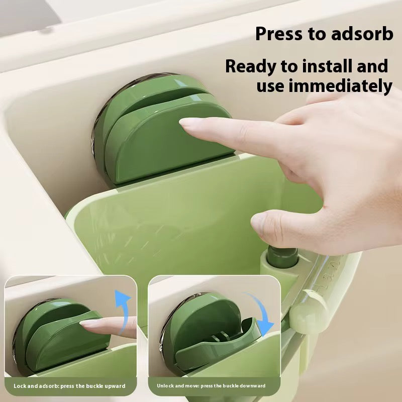 Suction cup sink basket
