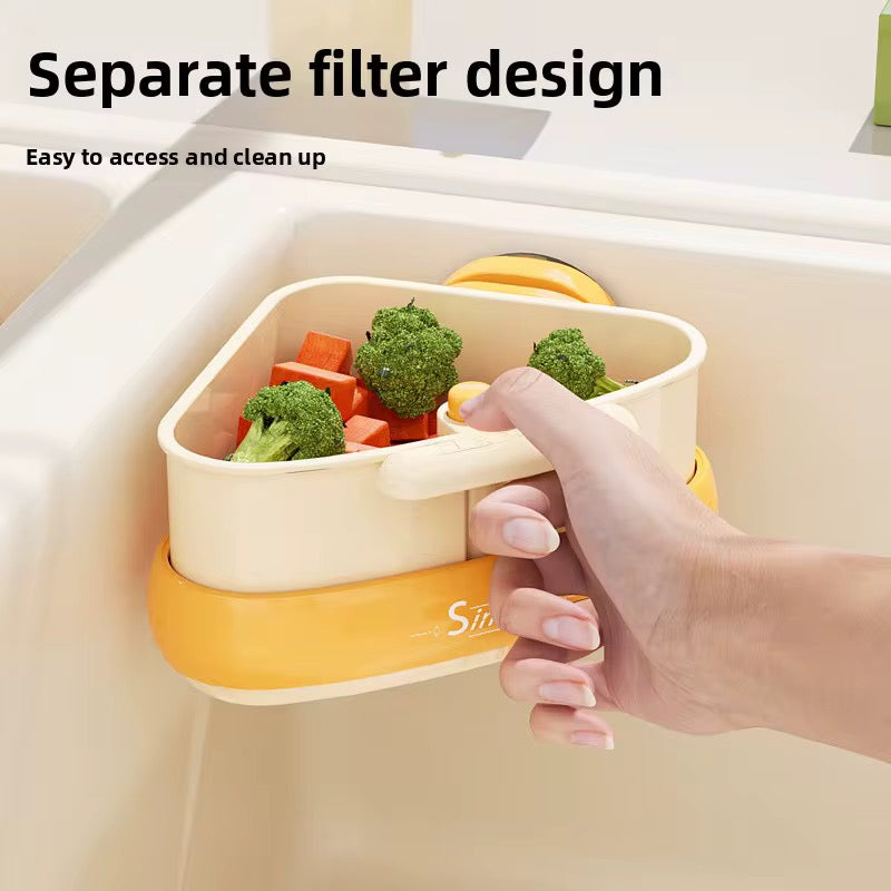 Suction cup sink basket